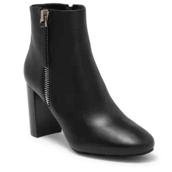 Jeffrey Campbell Prianka Bootie Black Leather Size 6.5 - Picture 1 of 10